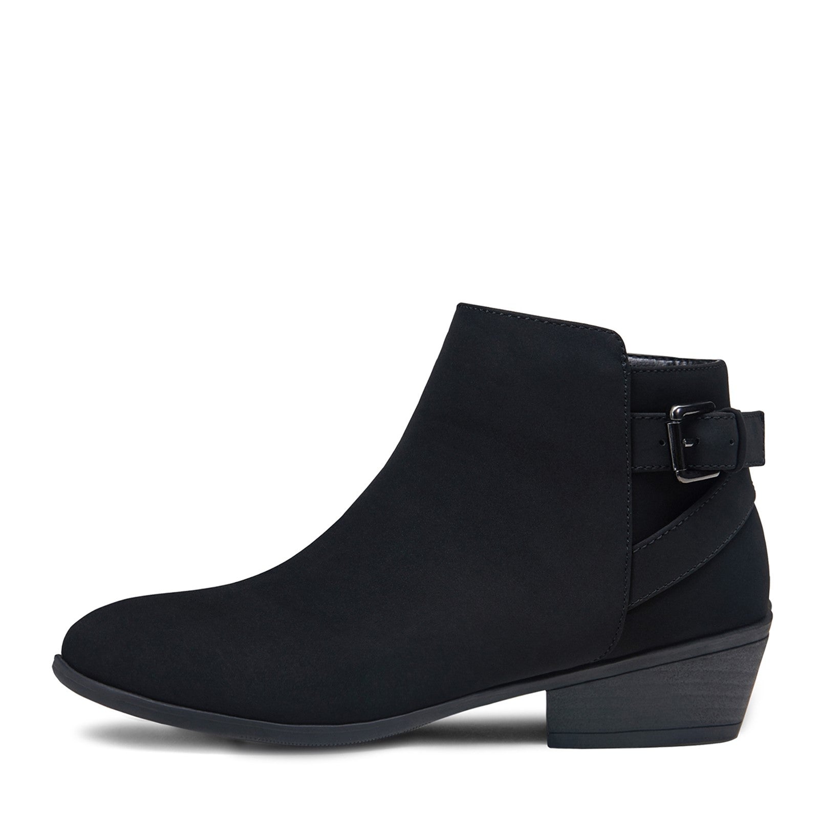 Vepose Women's 911 Ankle Boots Low Heels Chunky Perforated Western Shoes