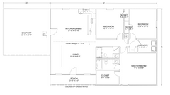 The Black Swan Affordable House Kit with Carport