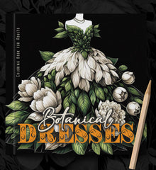 flower dresses coloring book monsoon publishing