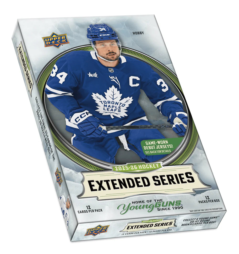 Upper Deck 2025-26 Extended Series Hockey Hobby Box Young Guns