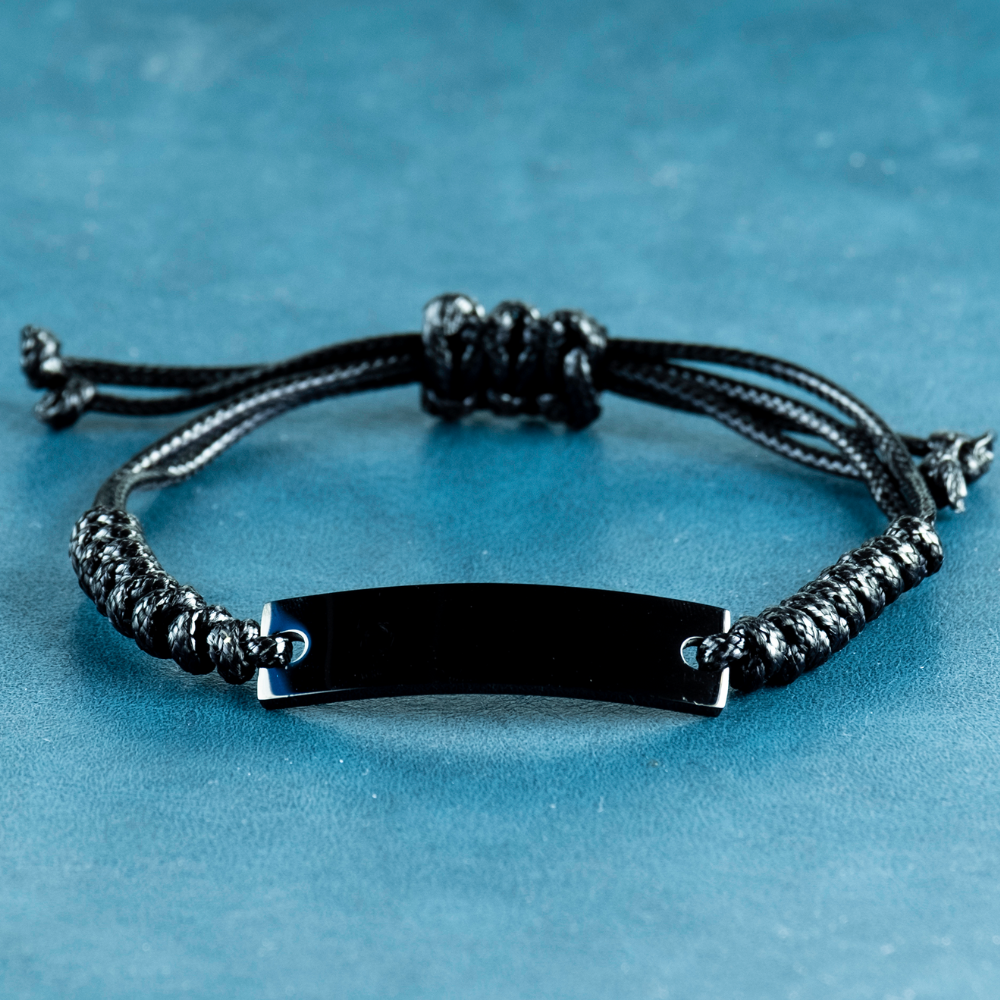 You & Me Bracelet Gift for Husband And Boyfriend Him Men Birthday Christmas Stainless Steel Rope Bracelet – view 2