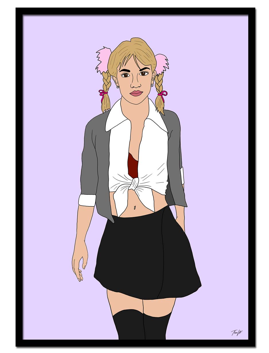 "Britney Spears" av Thea W. | Limited Edition Kunstplakat | People of Tomorrow