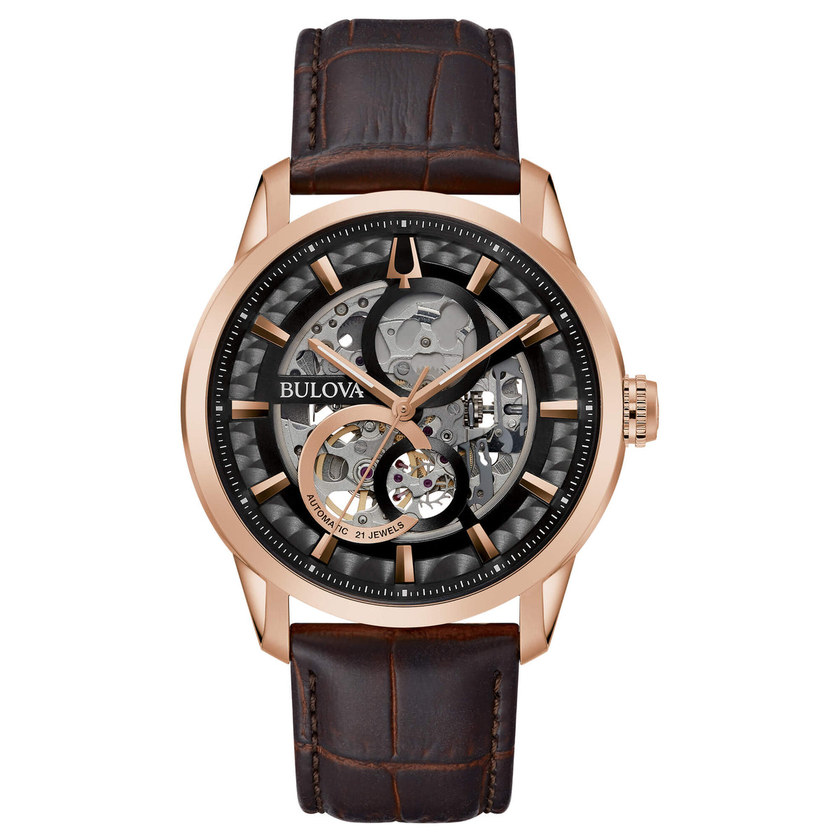 Bulova 97A169 Sutton Automatic Scheleton | Gioiellitosti.it