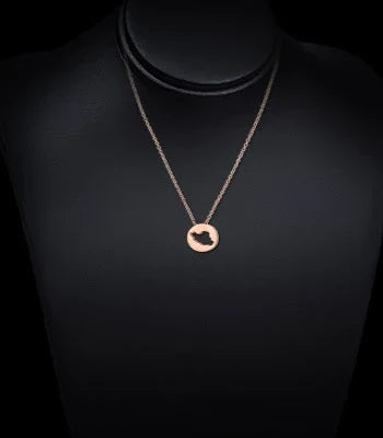 Empire Necklace Rose Gold - NIMANY Studio