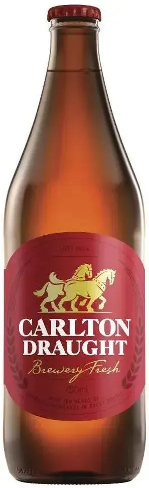 Buy Carlton Draught Longneck 750ml Online at Bottle Stop