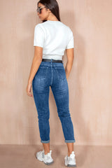 Samara Blue Mom Jeans