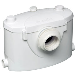 Planus - Broysan 4 Trituratore Wc 230 V Bianco Cassetta Trituratrice Con 7 Attacchi E Tappi Di Chiusura
