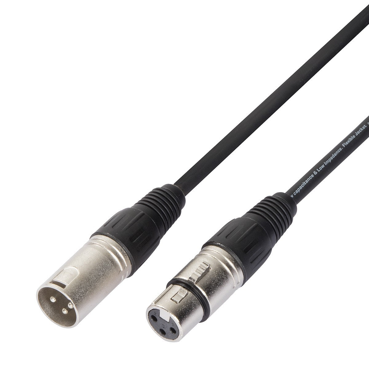 cavo microfonico soundsation easy-con EMCXX-5BK
diametro conduttore: 2x0.22 mm²
diametro cavo: 6.0mm
schermatura: 95%
xrl 3p m - xrl 3p f