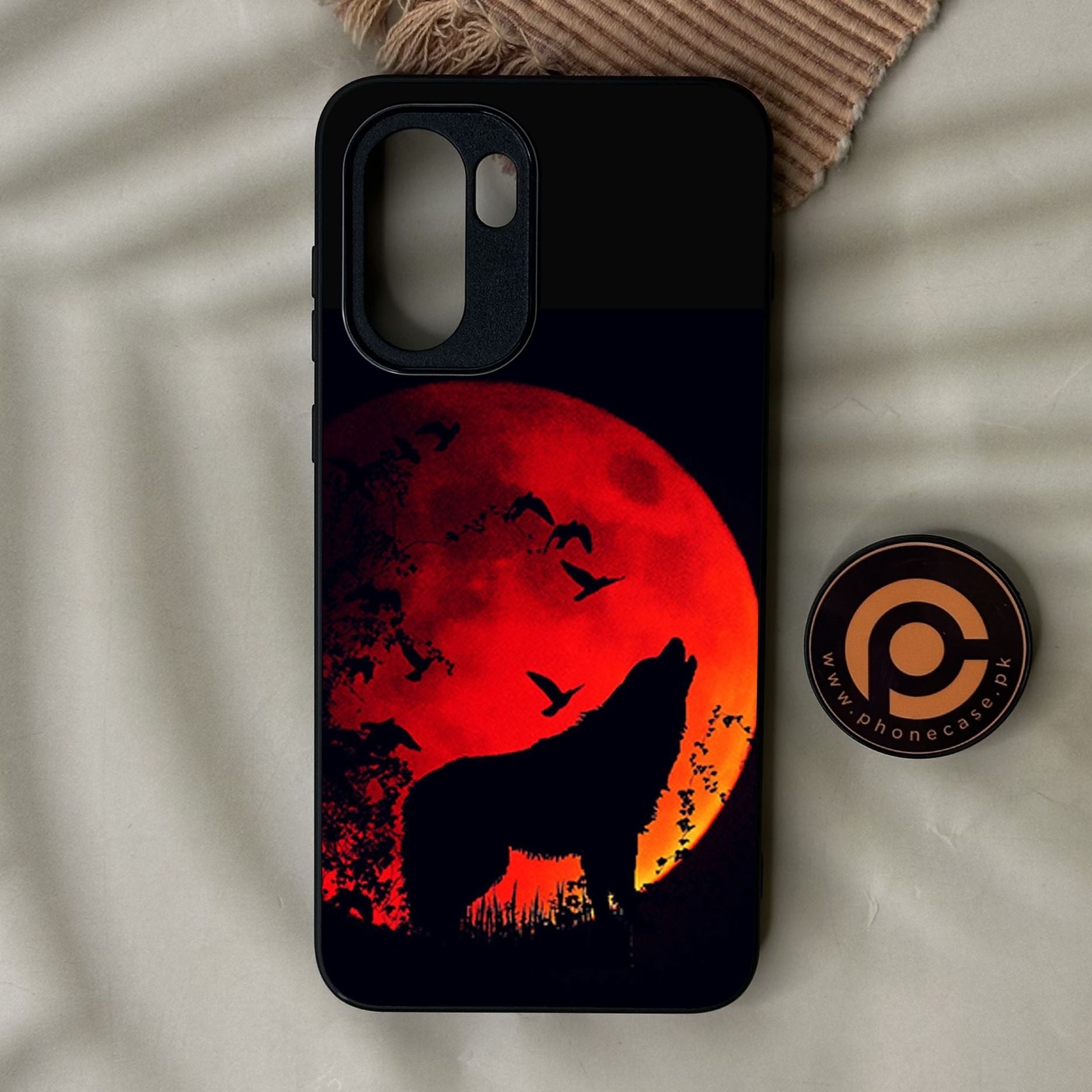 OnePlus Ace 6 - Wolf Design 1 - Premium Metal Printed Soft Bumper Shock Proof Case