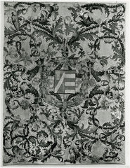 :Shield of Arms and Wreath on an Arabesque of Thistle Branch-16x12"(A3) Poster