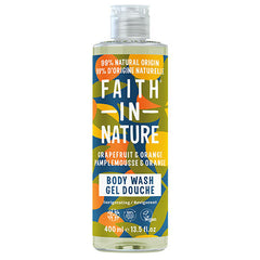 Faith in Nature Shower Gel & Bath Foam | Grapefruit & Orange fra Faith in Nature