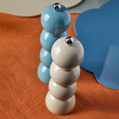 Chambray Blue Bobbin Salt or Pepper Mill 24cm