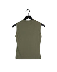 Vintage Christian Dior Olive Tank Top Back