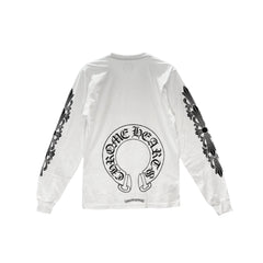 Chrome Hearts Classic Horseshoe Logo Long Sleeve T-shirt - SHENGLI ROAD MARKET