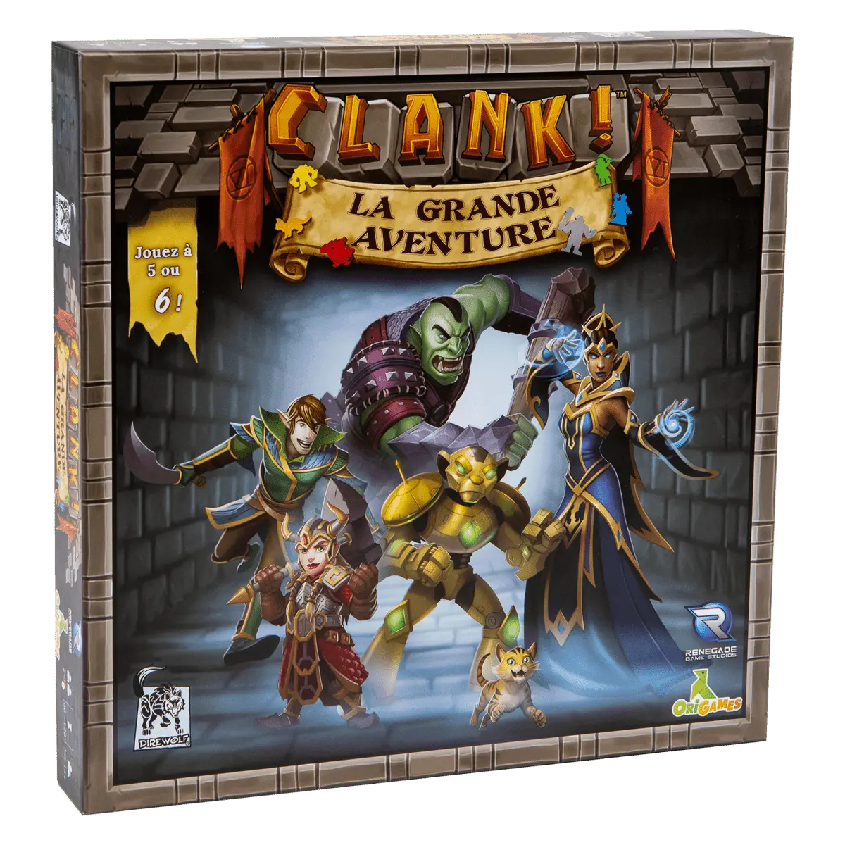 Boîte du jeu de société CLANK! - EXT. LA GRANDE AVENTURE - 2-6 joueurs, 30 - 60 min, 14 ans+ | AdventureBox
