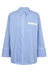 Co´couture - Suricc Stripe Shirt 35610 - 23 Pale Blue Skjorter 