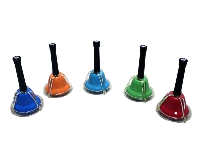 Kidsplay Combined Hand/Desk Bells, Chromatic RB107C