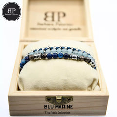Tris Pack Blu Marine: Un Oceano di Eleganza, Benessere
