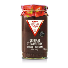 Cottage Delight 340g Original Strawberry Whole Fruit Jam - Old Railway Line Garden Centre