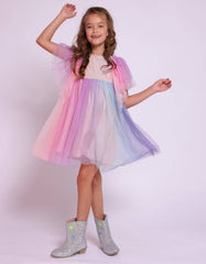 Lola + The Boys Cotton Candy Dream Tulle Dress
