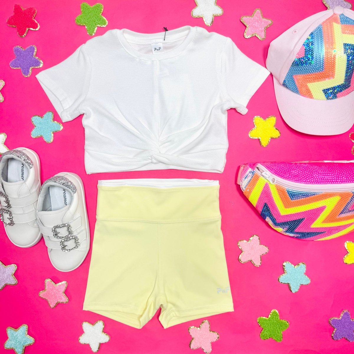 CROSSFLOW CROP TSHIRT - PETITE HAILEY