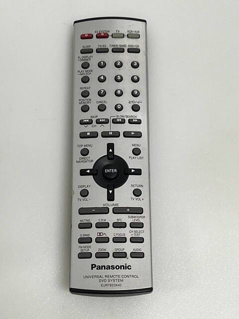 Panasonic EUR7623X40 Original Remote Control