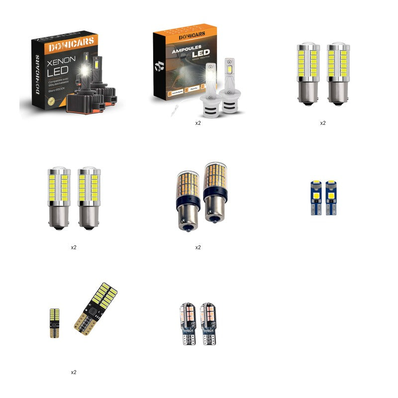 Pack LED ALFA ROMEO 159 Sportwagon (939_) 2.4 JTDM Q4 (939BXM2B) (2007 à 2011) – Pack Ampoules Extérieur Donicars
