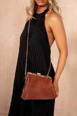 Claudia Tan PU Detachable Chain Bag