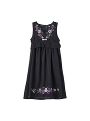 MINI BUNADER KJOLE - DARK SAPPHIRE