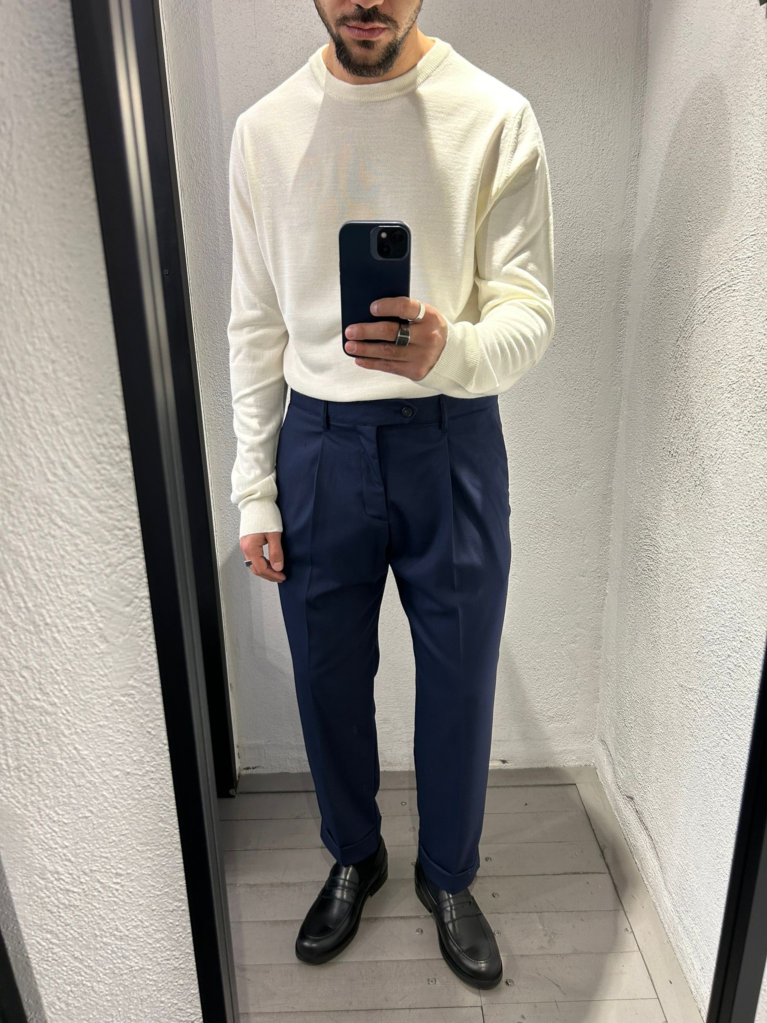 PANTALONE CLASSICO ALL IN VICOGNA - 1277