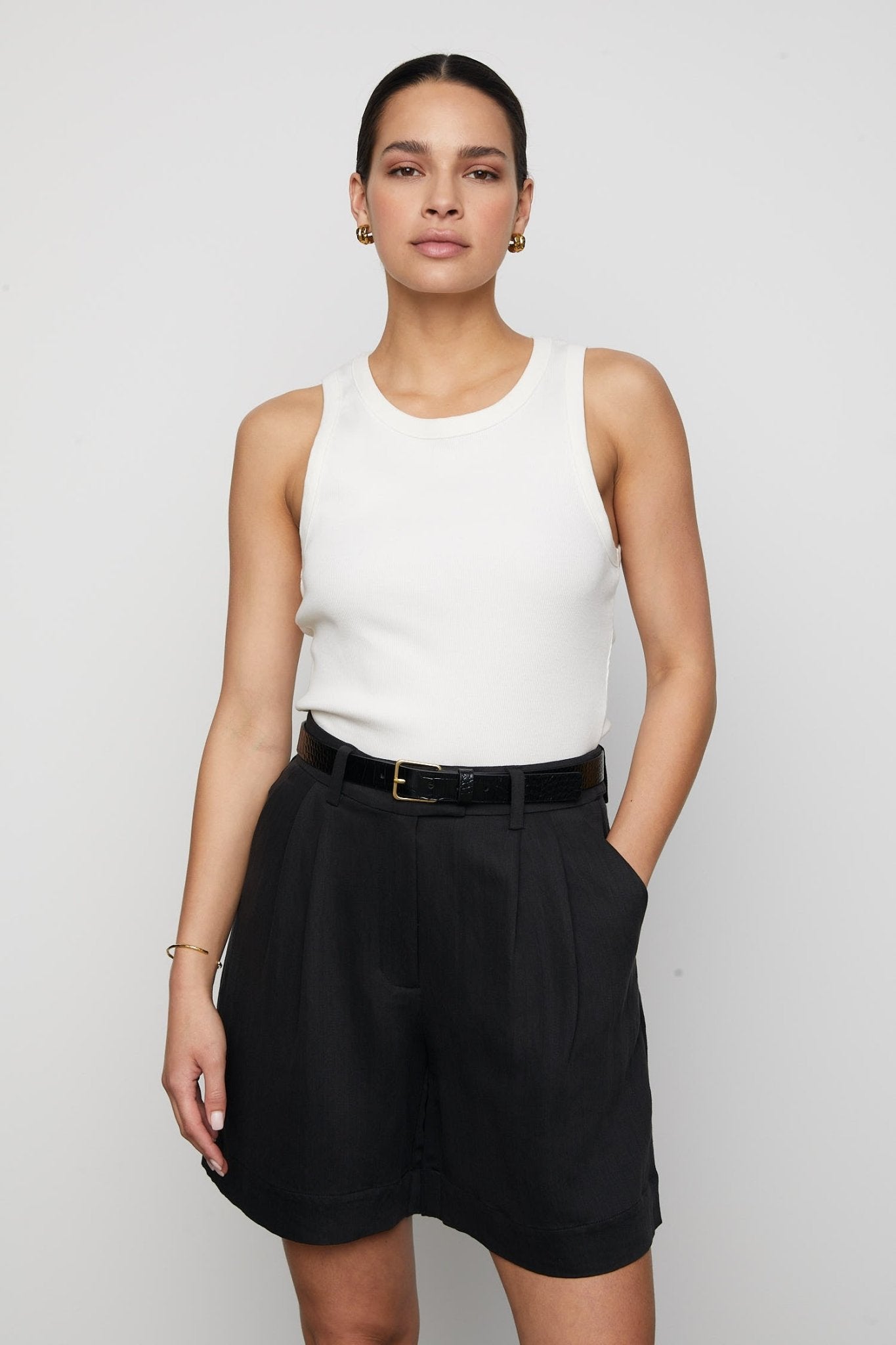 Daria Shorts Soft Black | Shorts | Smuk - Dameklær på nett