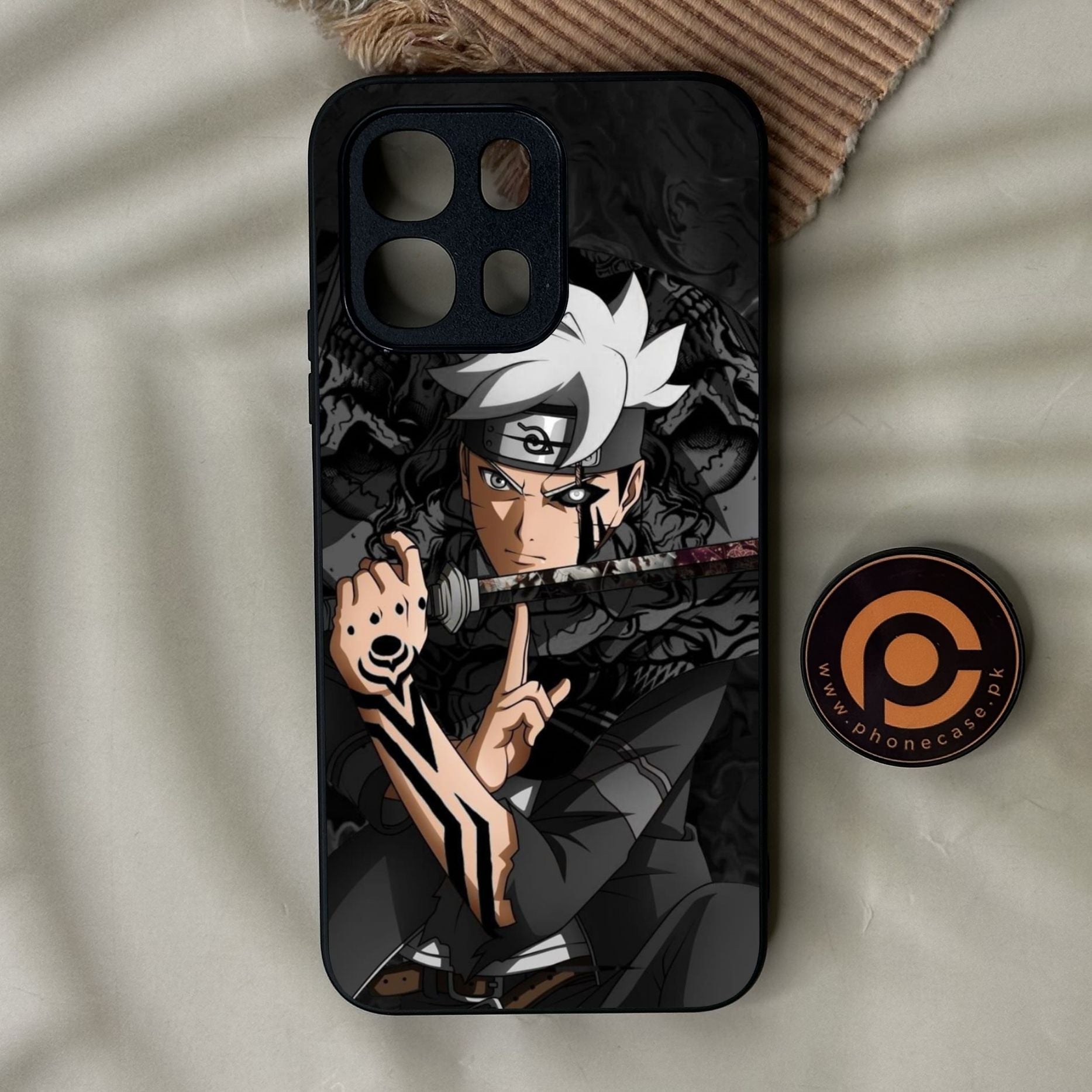 Oppo A6 4G - Anime 2.0 Design 1 - Premium Metal Printed Soft Bumper Shock Proof Case
