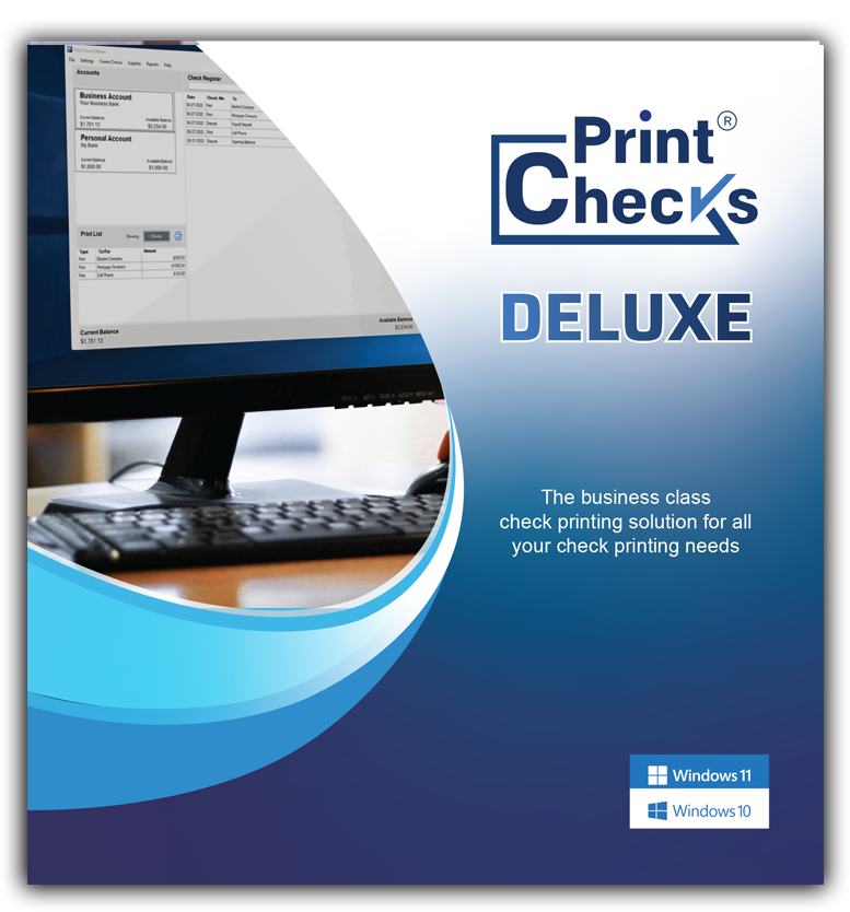 Print Checks DELUXE CD for Windows 10/11