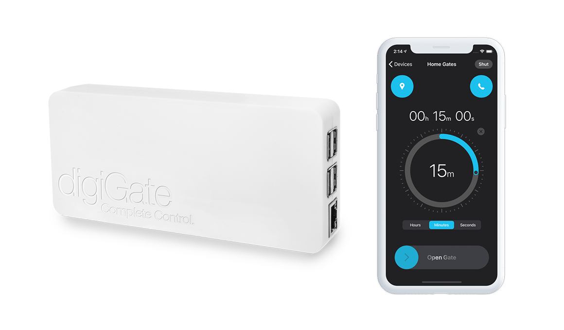 digiGate - Electric Gates + Pedestrian Gate Control