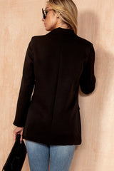 Nell Black Double Breasted Blazer