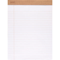 Sustainable Earth by Staples Sugar Cane Based Writing Pads - 15lb. - White - Letter Size - 50 Sheets per Pad - 12 Pads per Pack