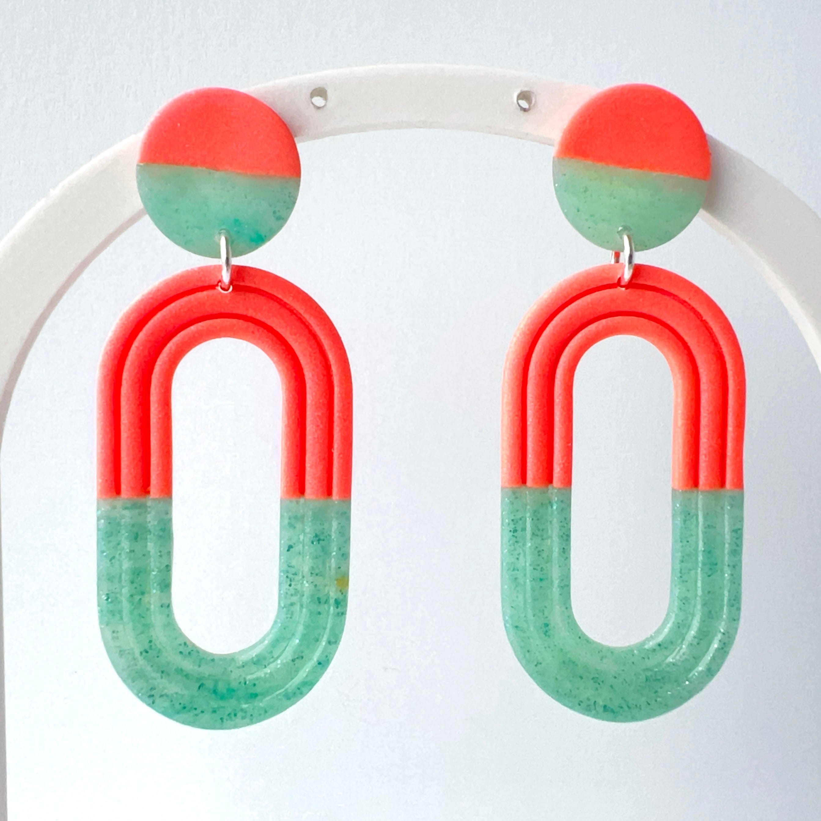Earrings Retro Sherbet Polymer Clay Earrings