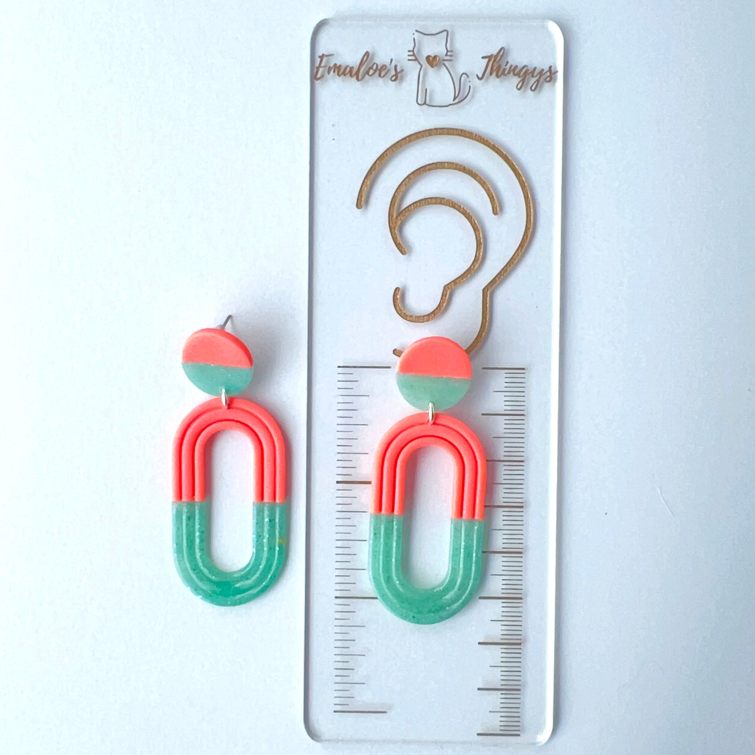 Earrings Retro Sherbet Polymer Clay Earrings