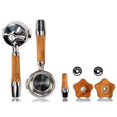 ECM Olive Wood Handle Set with Twist Knobs - ALL