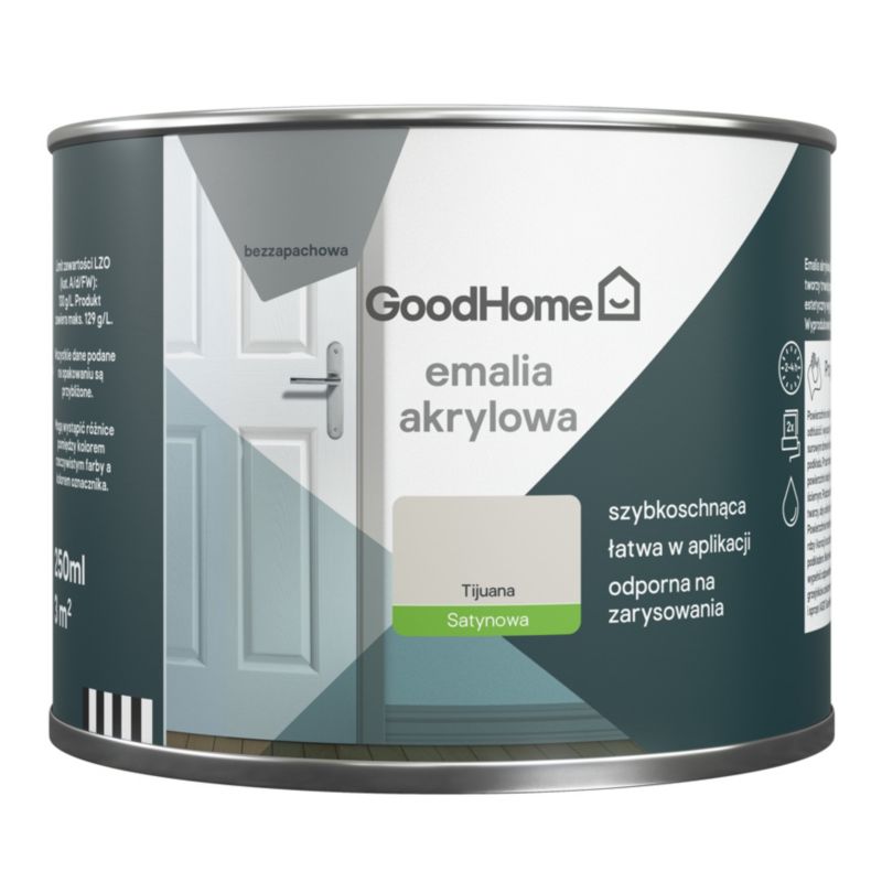 GoodHome Tijuana akryl-emalje, pletresistent, 0,25 l