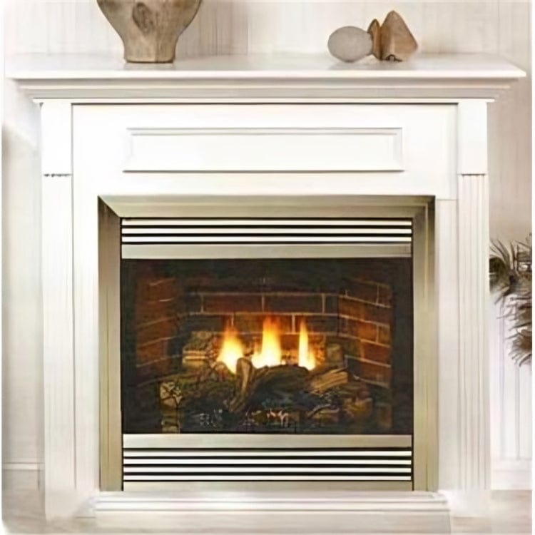 Empire White Mountain Hearth Tahoe Premium 36-inch Standard Cabinet, White Mantel EMBF3SW