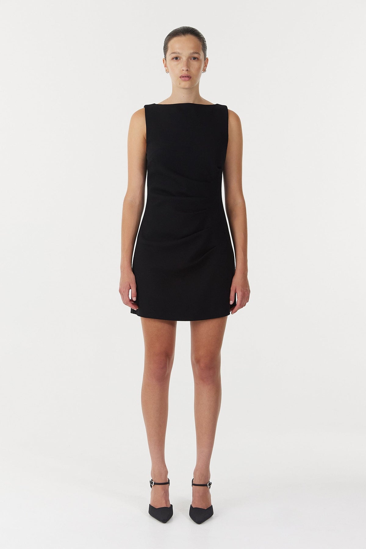 ENIGMA MINI DRESS | BLACK