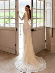 Non White Wedding Dress-danddclothing-Classic Elegant Gowns,Mermaid,Royal Wedding Dresses,White