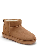 Addison Camel Suedette Mules