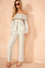 Laura Stone Straight Leg Trousers