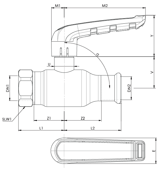 Apollo FullFlow RVS kogelkraan FF 35xG1 1/4 L