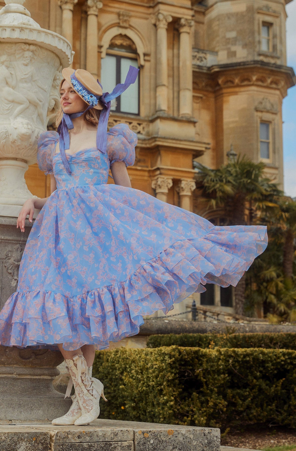 Fairy Tong dress Narcissus Fairy Princess Dress - Cornflower Blue