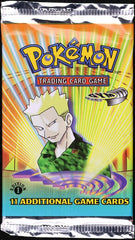 2000 POKEMON GYM HEROES 1ST EDITION LT. SURGE BOOSTER PACK SEALED