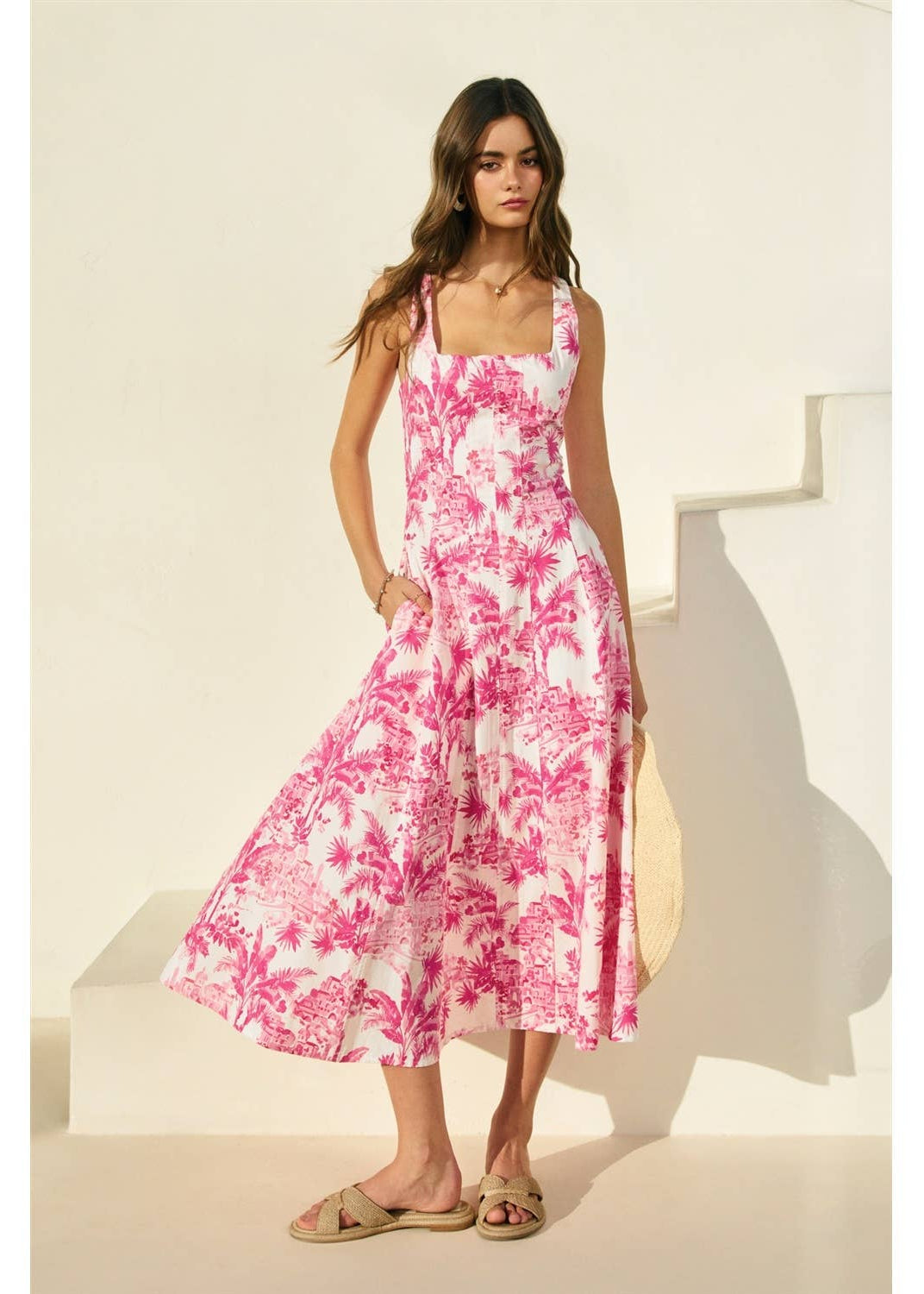 Laguna Palm Dress