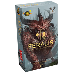 Boîte du jeu de société FERALIS, EN TERRES OBSCURES : EXT. LA FORÊT SAUVAGE - 2-4 joueurs, 40 - 60 min, 14 ans+